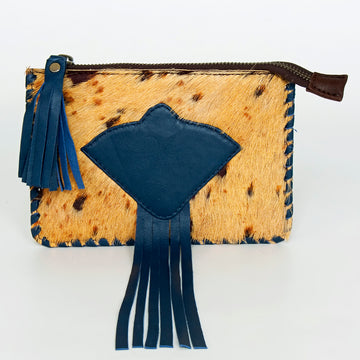 American Darling Coin Purse Hair On Genuine Leather Western Women Bag |Handbag Wallet Purses